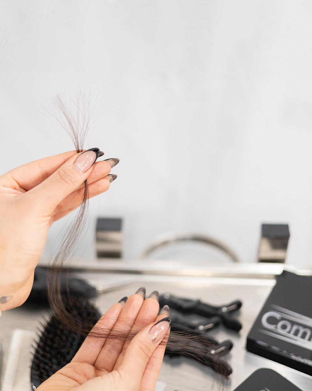 Combline hair sample used image
